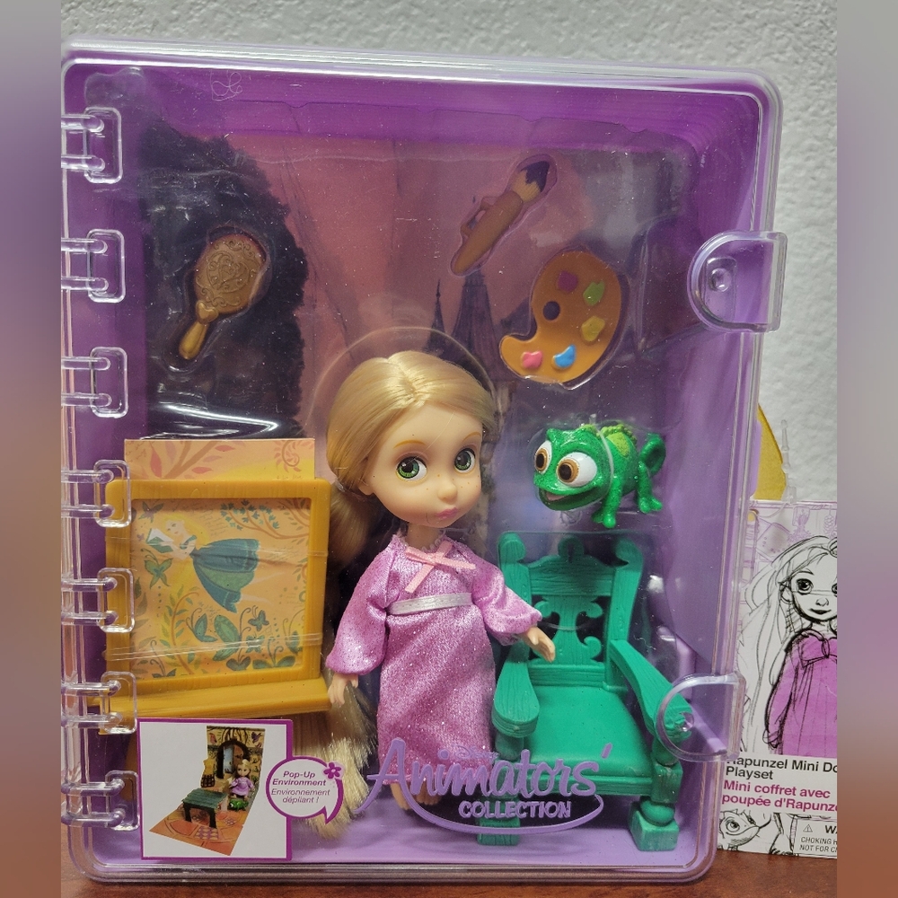 Disney Animator's Collection Rapunzel Doll Set Nwt